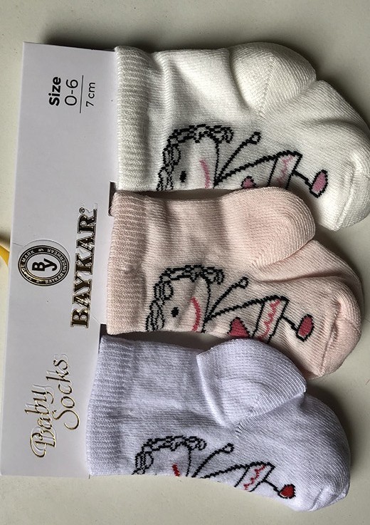 Носки для новорожденных 1608